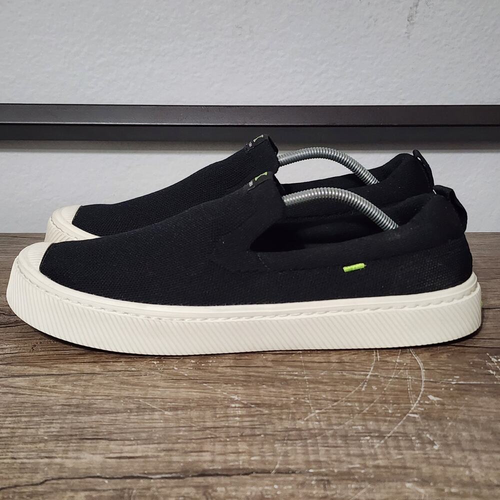 Cariuma IBI Slip-On Men's Casual Comfort Shoes Sneakers Size 12 Black